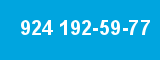 924 192-59-77 924 192-59-77